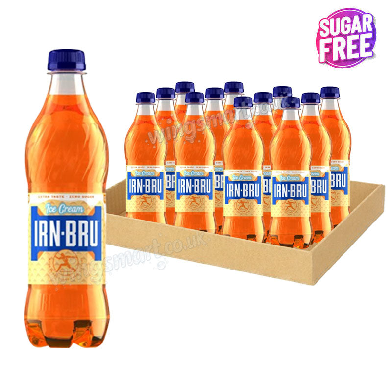 Irn-Bru Ice Cream 500ml Summer Treat (6 & 12 Bottles)