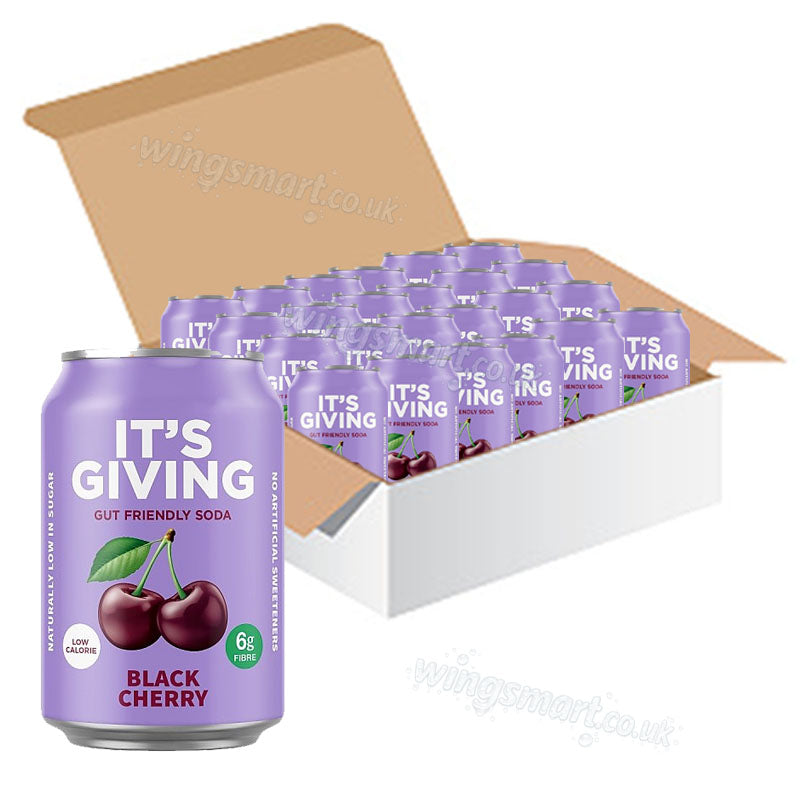 It's Giving Black Cherry 330ml (12 & 24 cans)