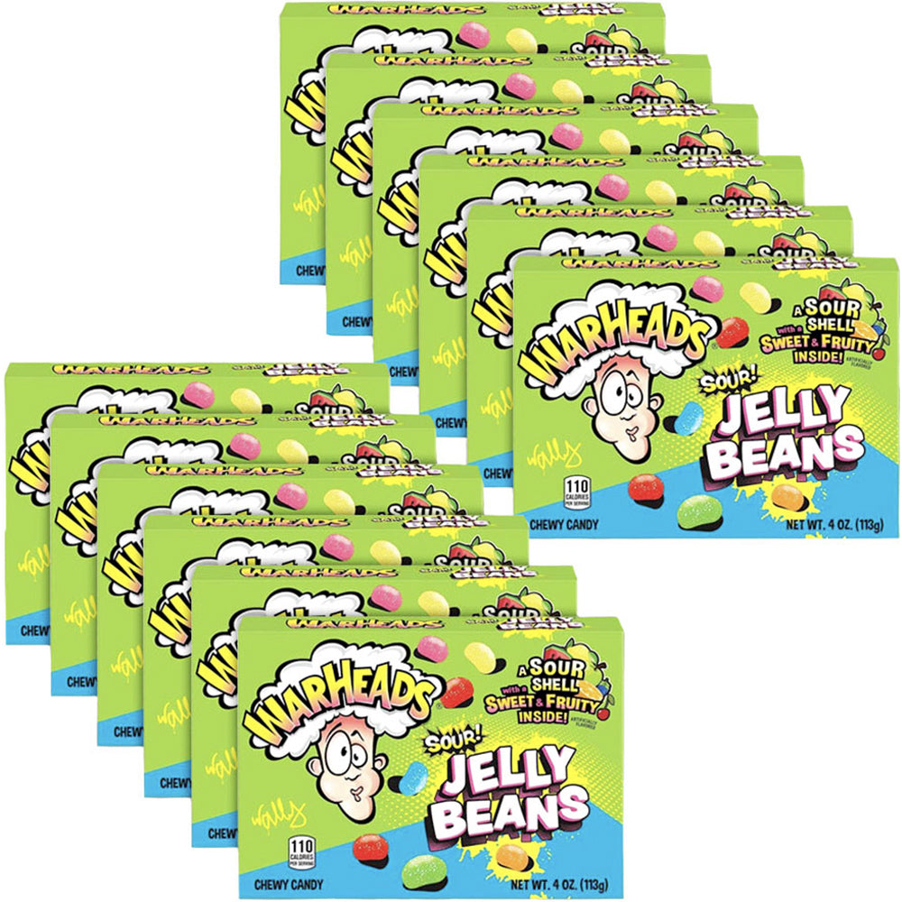 Warheads Sour Jelly Beans Theatre Box 113g