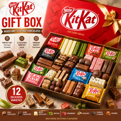 KitKat Gift Box - Mixed any 12 Kit kat Chocolates