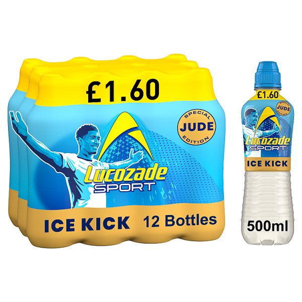 Lucozade Sport Ice Kick – Jude Bellingham Edition 500ml PMP