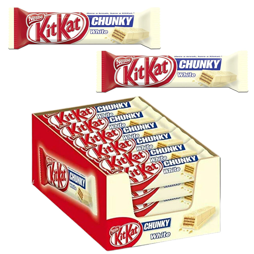 Kit Kat Chunky White Chocolate Bar 40g (Box of 36)