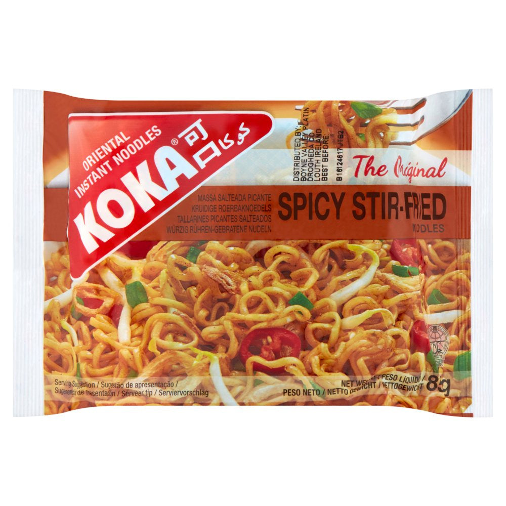 Koka The Original Spicy Stir-Fried Oriental Instant Noodles 85g × 30