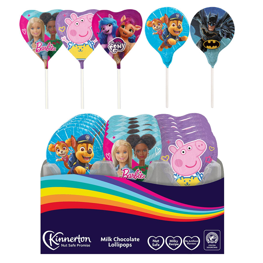 Kinnerton Milk Chocolate 27 x 22g Lollipops