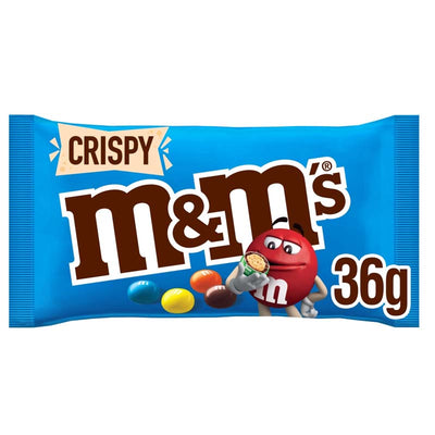 M&M's Crispy Pieces Milk Chocolate Bag 36g (Pack of 24)