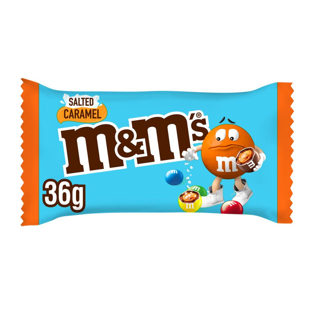 M&M's Salted Caramel & Milk Chocolate Bag 36g (Box of 24)