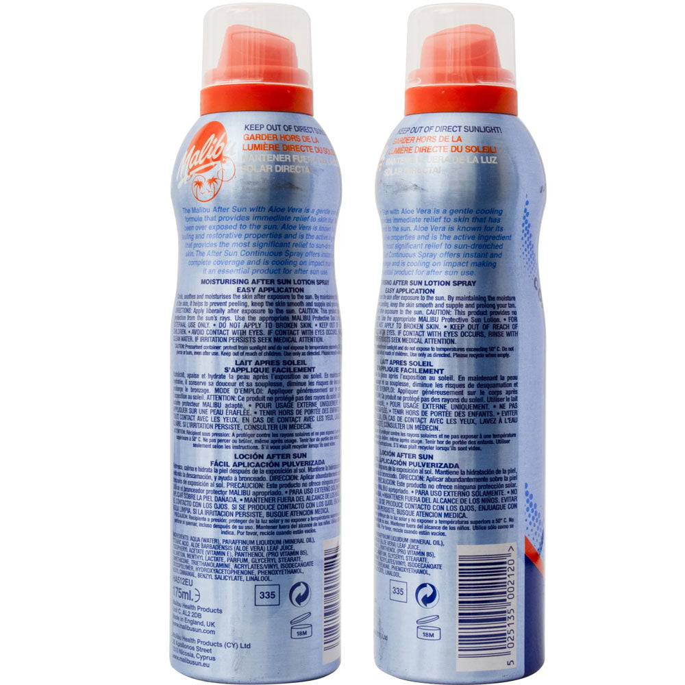 Malibu After Sun Lotion Spray 175ml