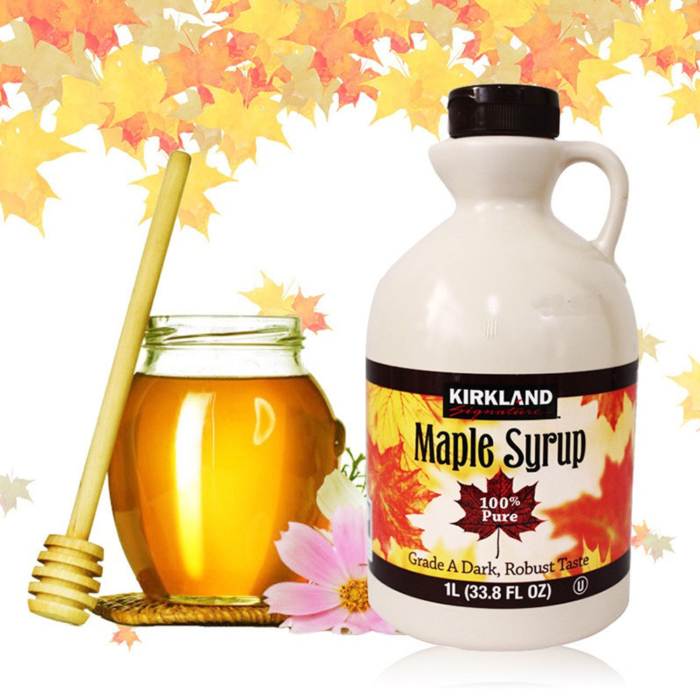Kirkland Signature 100% Pure Grade A Amber Maple Syrup 1L