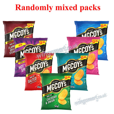 McCoy’s Random Mixed Potato Chips 65g – Assorted Snack Varieties