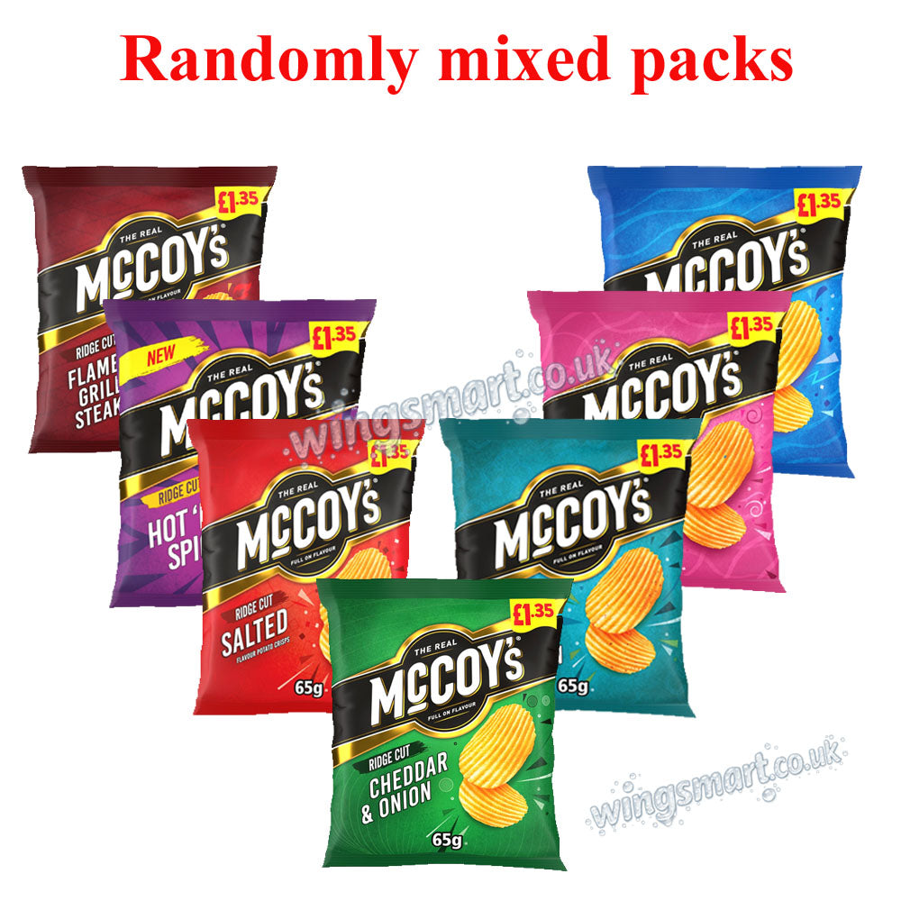 McCoy’s Random Mixed Potato Chips 65g – Assorted Snack Varieties