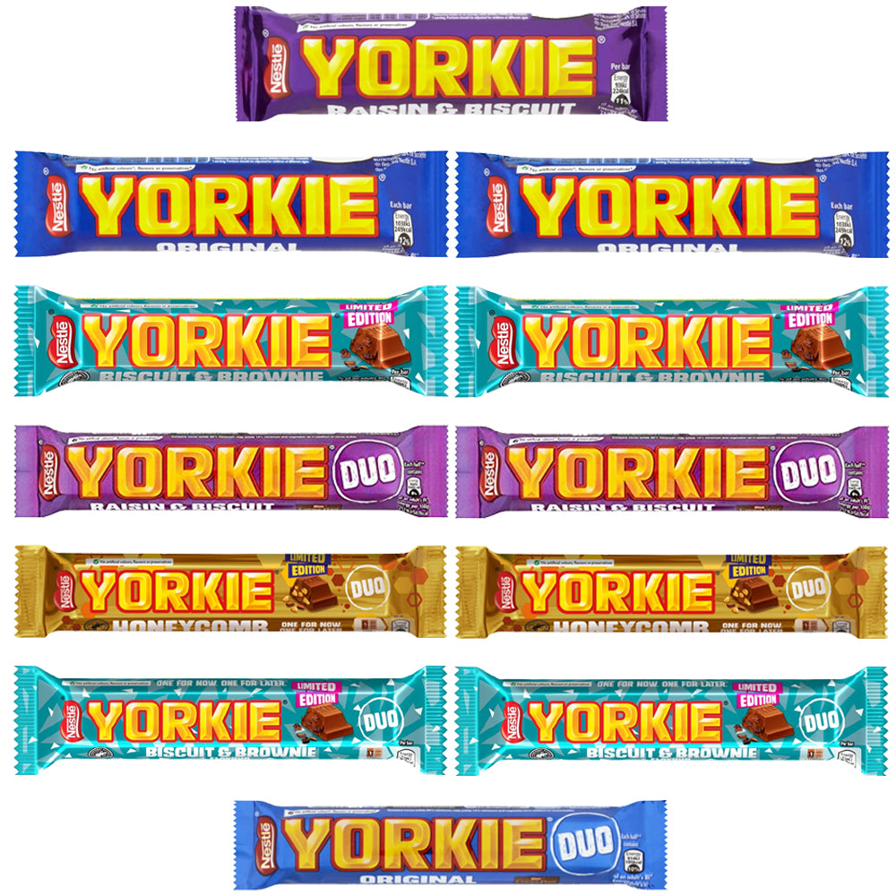 Yorkie Chocolate Bars – Mixed Selection (12 & 24 Bars)