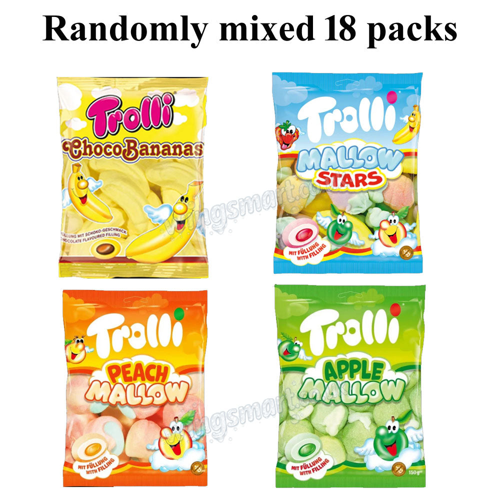 Trolli Mallow Marshmallows 8 x 150g – Assorted Flavours