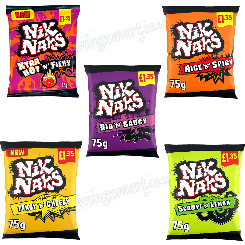 Nik Naks Crisps 75g