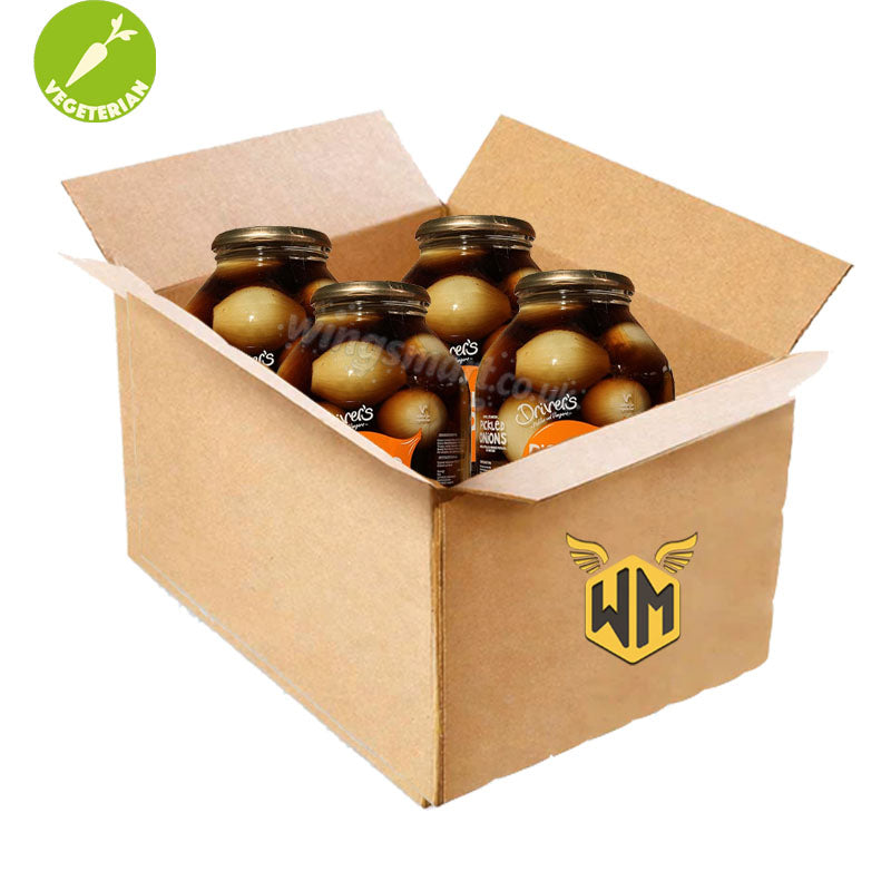 Driver’s Pickled Onions 2.25kg Jar – Whole Peeled Onions in Vinegar