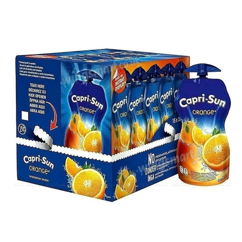 Refreshment Capri Sun Mango & Passionfruit, Cherry & Orange 330ml PMP Kids Juice Summer Drink