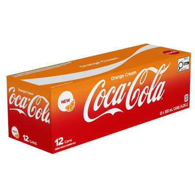 Coca-Cola Orange Cream Soda – 12 x 355ml Cans