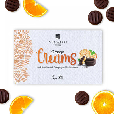 Whitakers Orange Creams 150g (Case of 14 boxes)