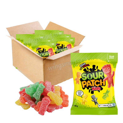 Sour Patch Kids Candy 105g Box of 10 – Original, Watermelon & Fruit Mix Sour Sweets Bulk Pack