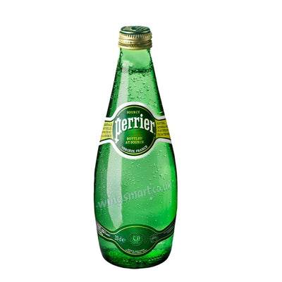 Perrier Sparkling Natural Mineral Water 330ml Glass Bottles 4 Pack Refreshing Premium Drink
