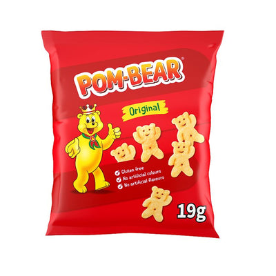 Pom-Bear Original Crisps 19g (Box of 36)