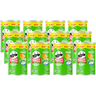 Pringles Sour Cream & Onion Sharing Crisps 70g PMP