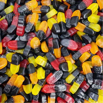 Red Band Fruit Duos Liquorice Sweets Fruity & Soft Chewy Candy Treats