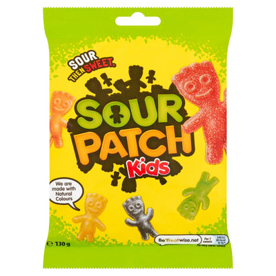 Sour Patch Kids Sweets Bag 130g (Box of 10)