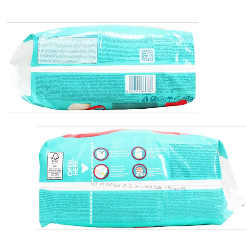 Pampers Pants Pull Up Style Leak Protection Ultra Dry Comfortable Baby Care Pants size 4 (Bag of 30 Nappies)