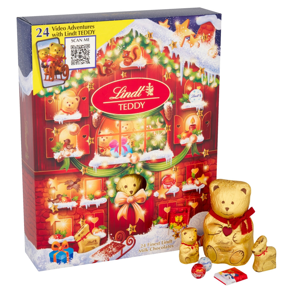 Lindt Teddy AR Chocolate Advent Calendar 250g Christmas Gift