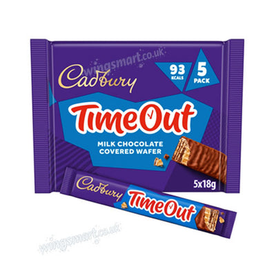 Cadbury Timeout 5 Pack Multipack 90g x 13 packs (full box)