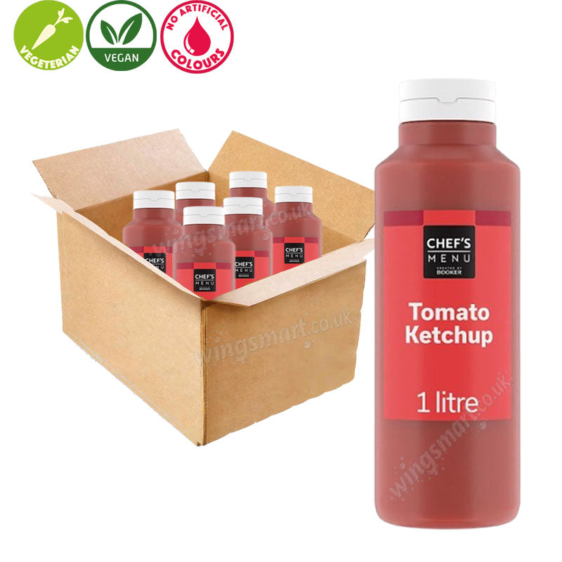 Tomato Ketchup Chef’s Menu 1L Classic Rich Tomato Sauce