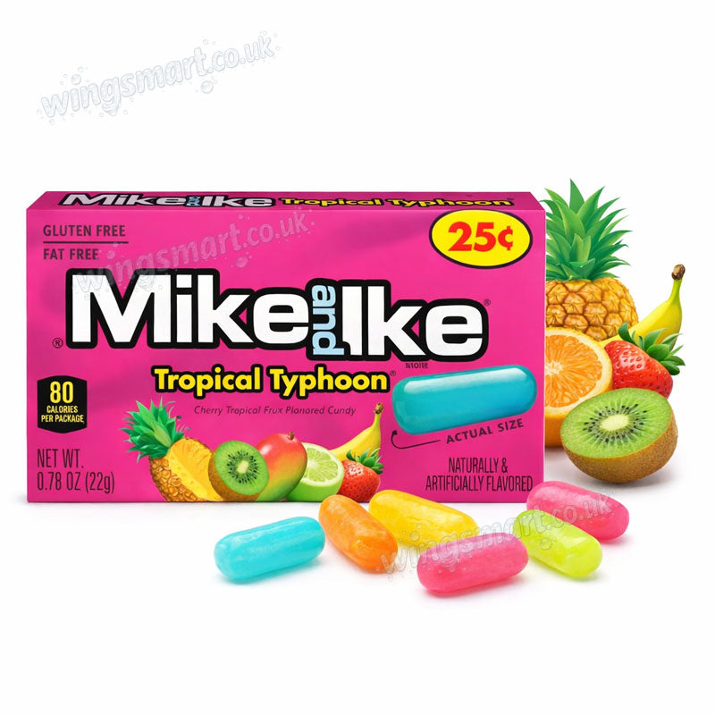 Mike & Ike Tropical Typhoon 22g (Box of 24)