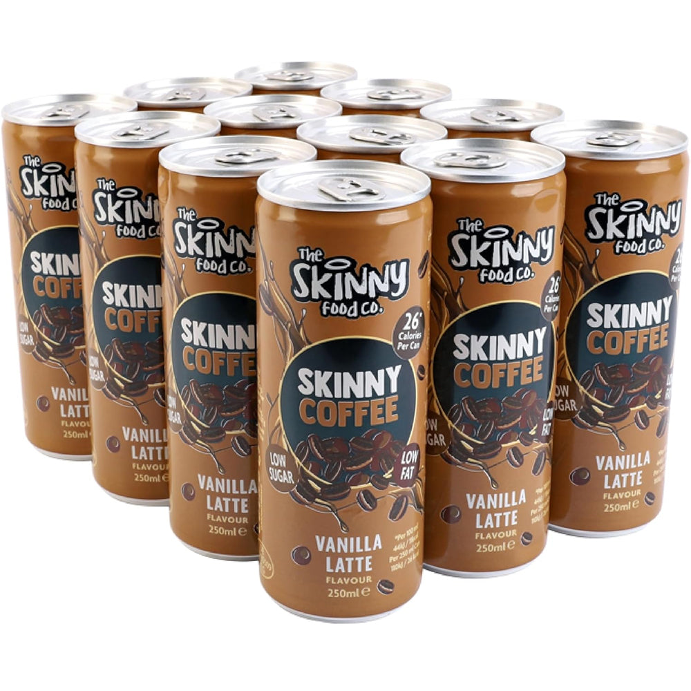 Skinny Food Co Low-Calorie Flavoured Lattes 250ml (Case of 12)