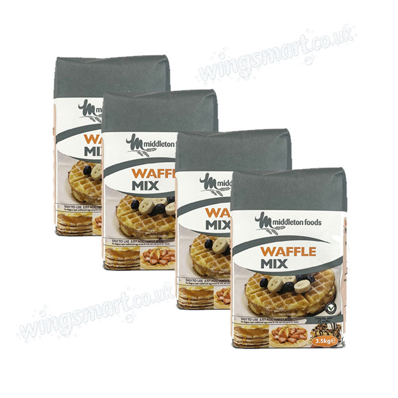 Middleton Foods Waffle Mix 3.5kg – Professional Quality Easy Waffle Baking Mix