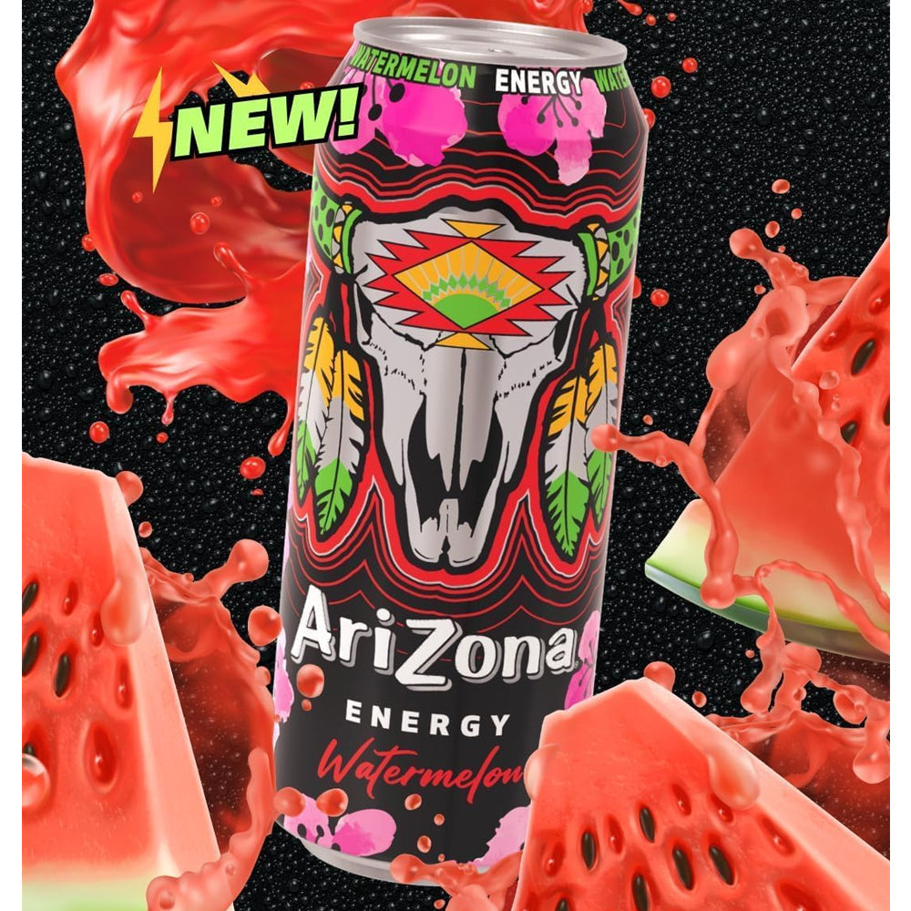 AriZona Energy Watermelon Can 500ml (Box of 12)
