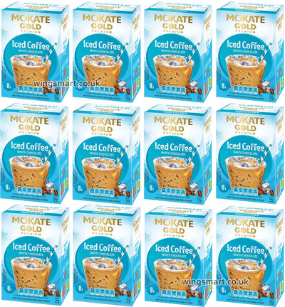 Mokate Gold Iced Coffee Drink White Chocolate Flavor 120g | 6 & 12 Box Options