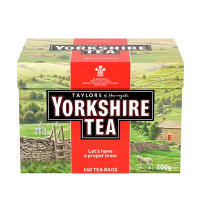 Yorkshire Tea Original Tea Bags 160 Pack Box | Classic British Tea