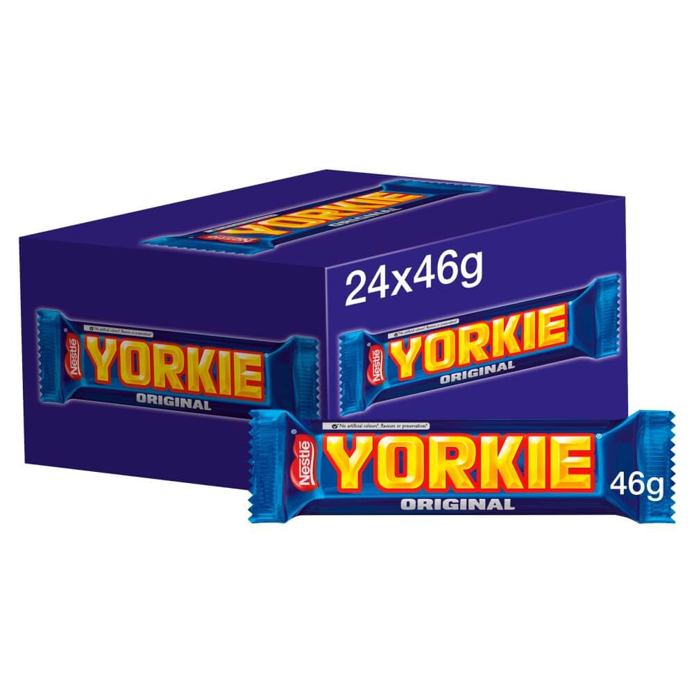 Yorkie Milk Chocolate Bar 46g (Box of 24)