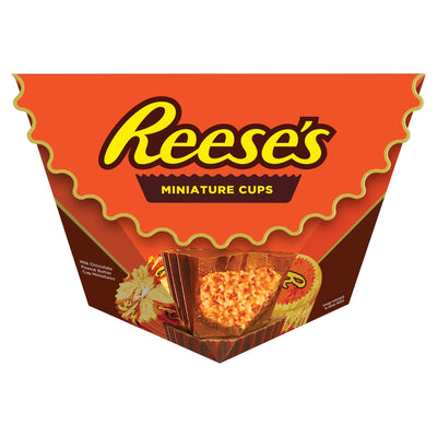 Reese's Peanut Butter Cup Miniatures Gift Box 200g - Perfect American Chocolate Treat for Any Occasion