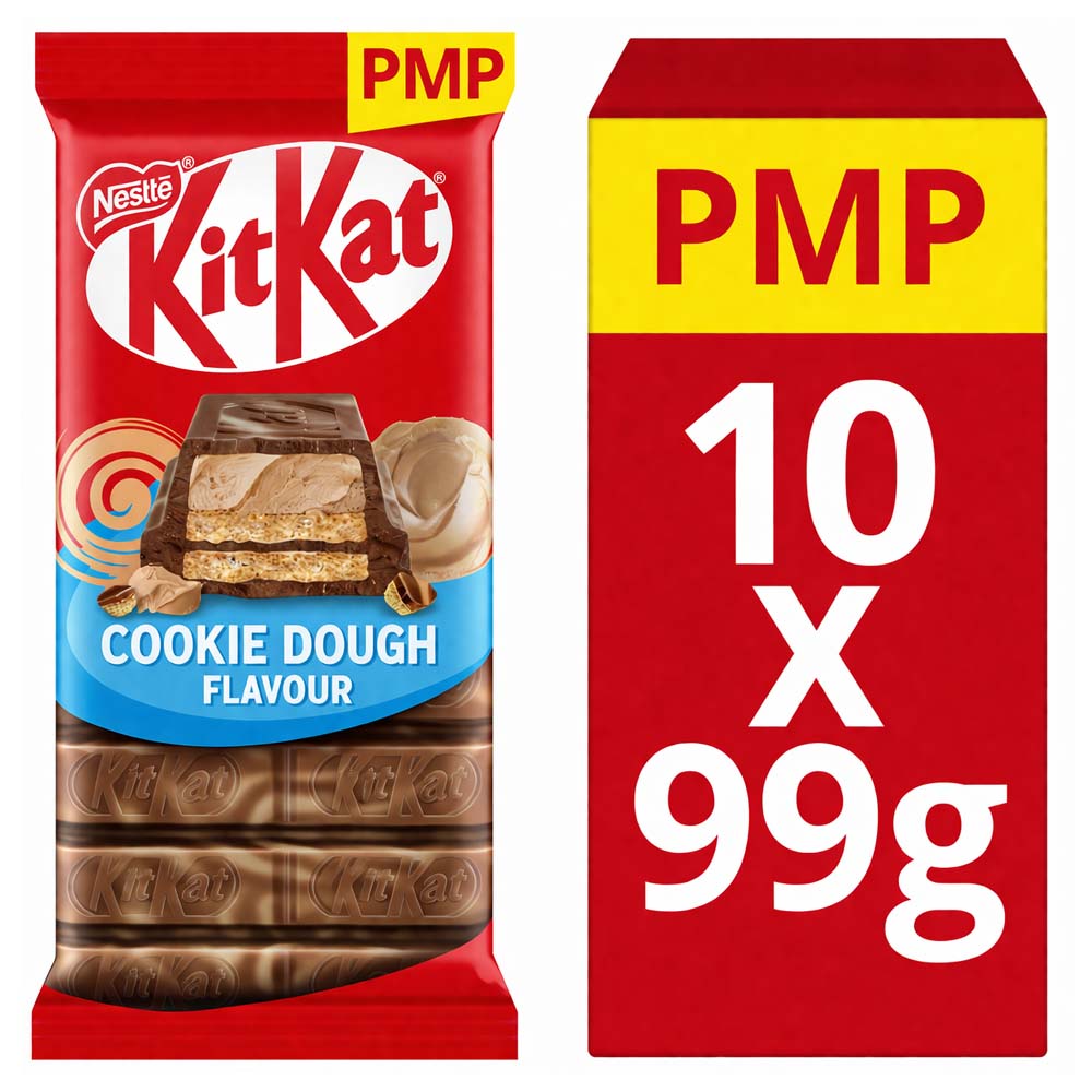KitKat Cookie Dough Flavour Chocolate Sharing Bar 99g PMP