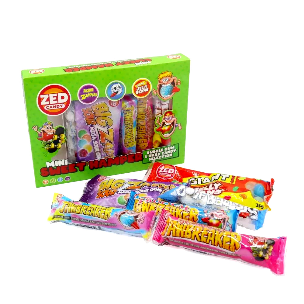 Zed Candy Mini Sweet Hamper In Green Box 13 x 177g - Full Box - WingsMart