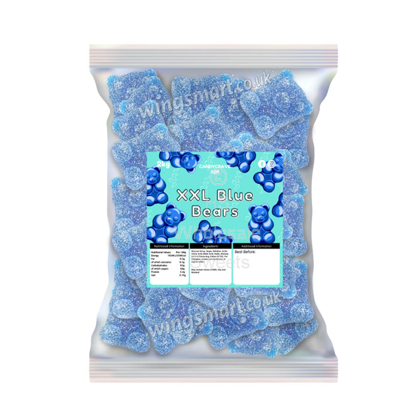 Candycrave Assorted Jelly Sweet Collection Bulk Party Sweets Bag (1kg -2kg)