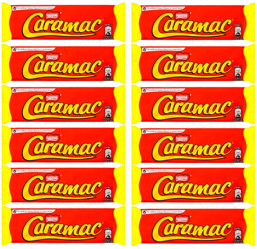 Caramac Caramel Flavoured Chocolate Bars 12 x 30g - WingsMart