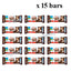 Kinder Bueno Dark Chocolate covered wafer with a smooth milky and hazelnut filling 43g PMP Bar