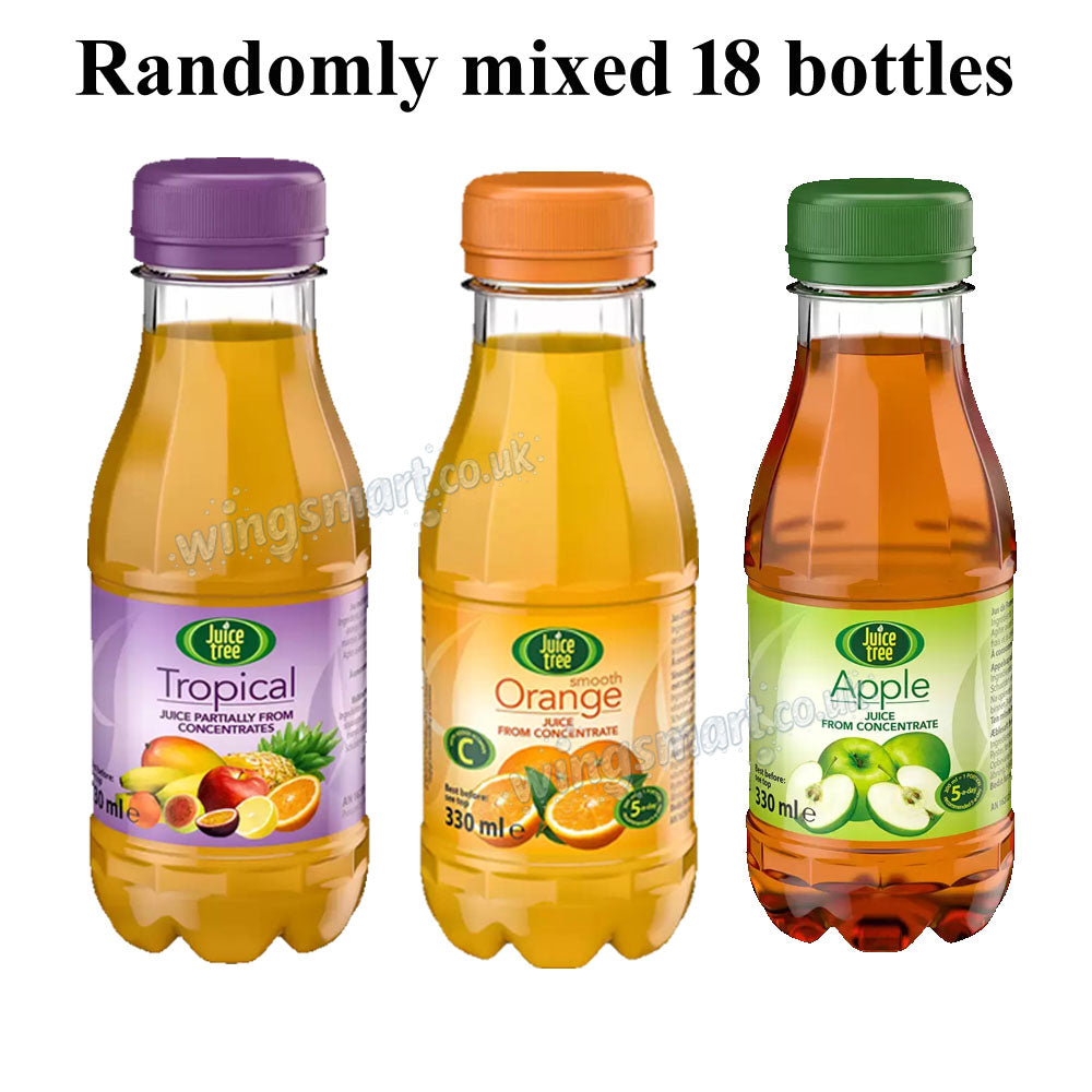 Juice Tree Assorted Juice Drinks 330ml – Apple, Orange & Tropical Mix