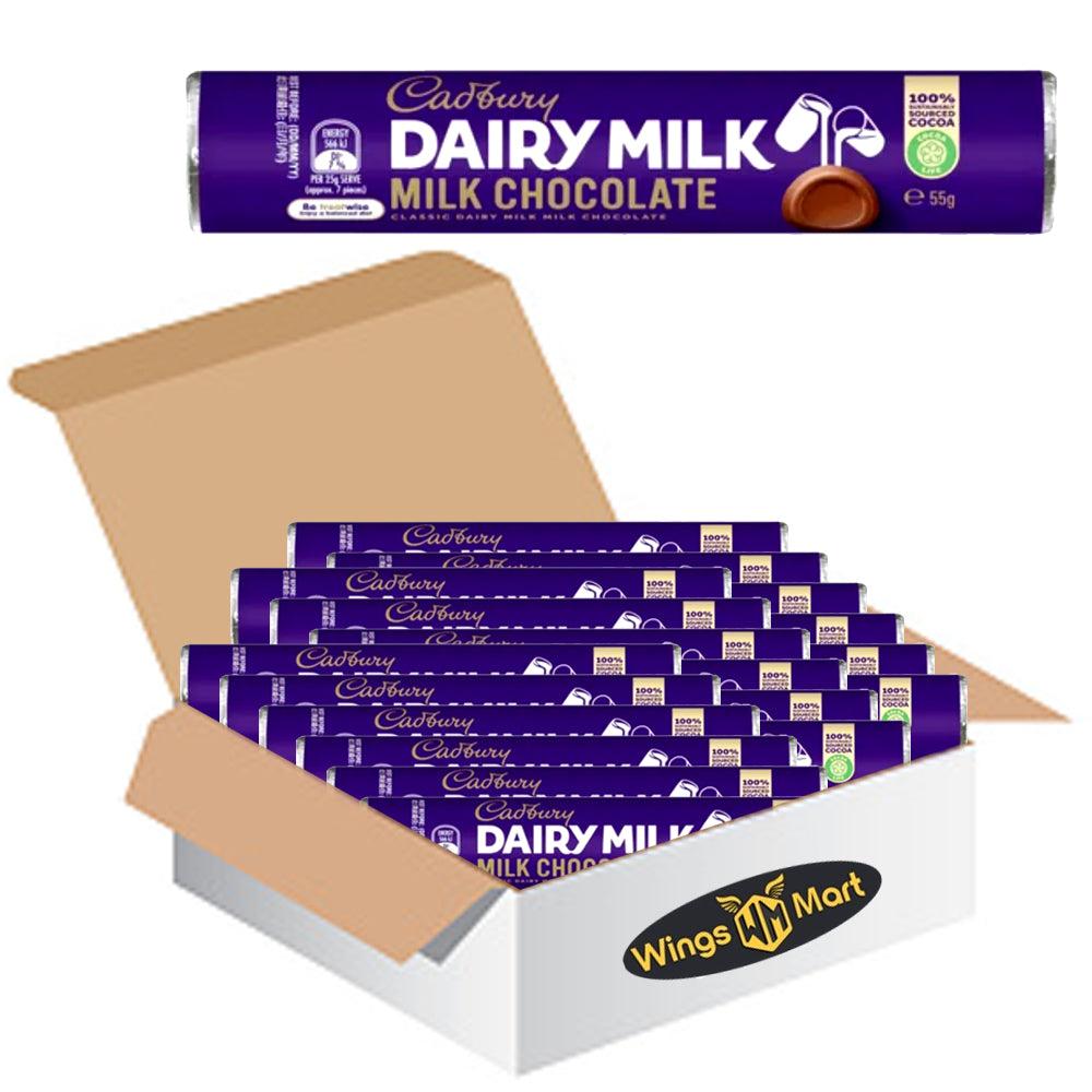 Cadbury Dairy Milk Chocolate Roll 55g (Australian) - Creamy Bites of Nostalgia