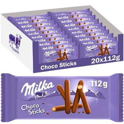 Milka Choco Stix 112g(Pack of 10 and 20)