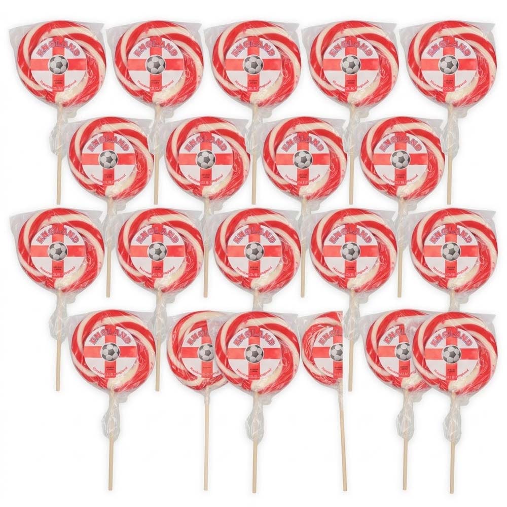 Candy Pops England Lollipops 75g (10, 20 & 30 Lollipops)