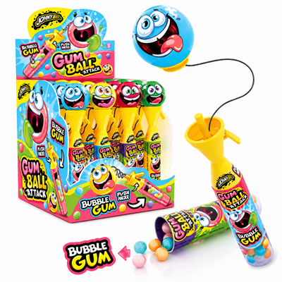 Johnny Bee Candy Gumball Attack - 16 Count
