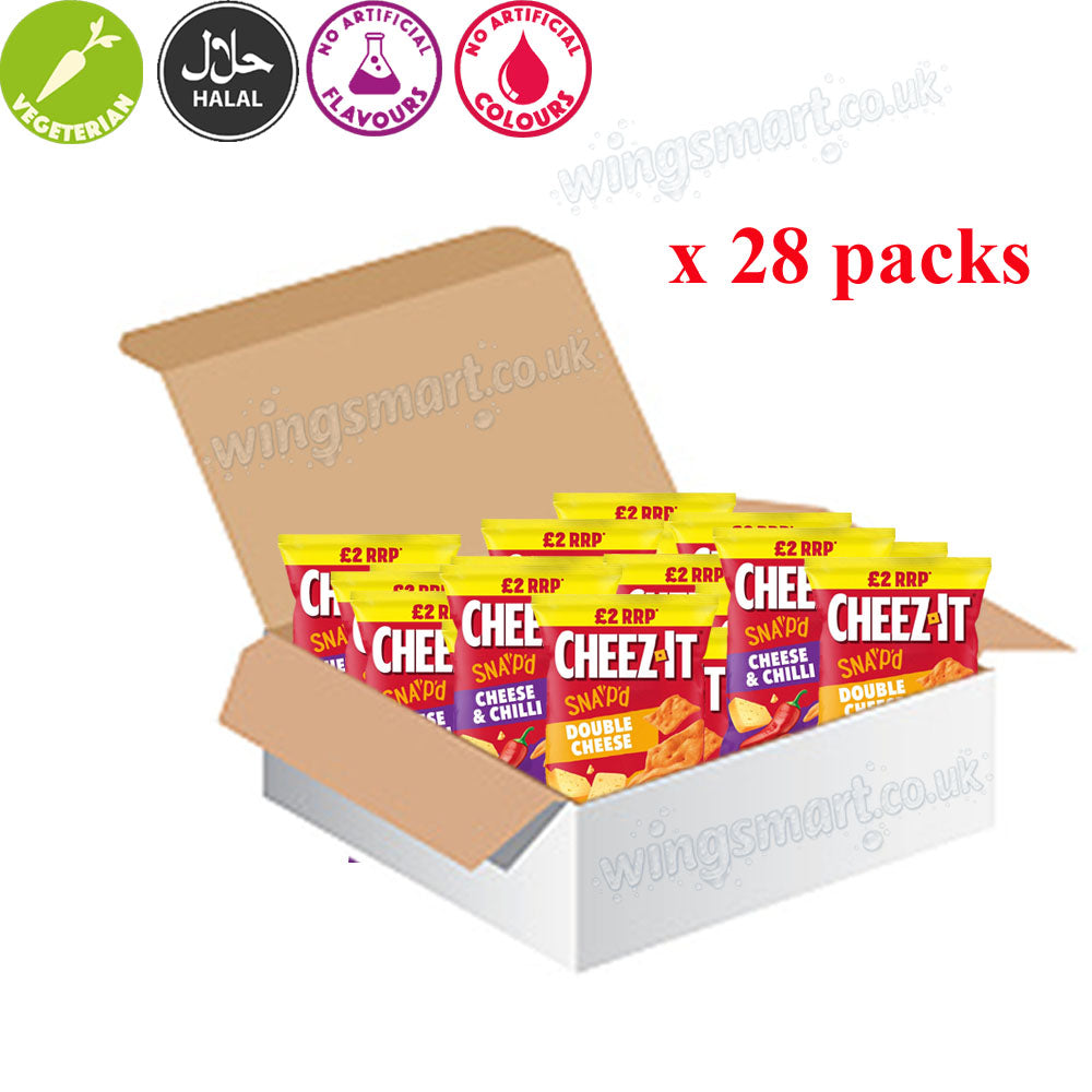 Cheez-it Baked Snacks Randomly Mixed Assorted Flavours 120g Pack